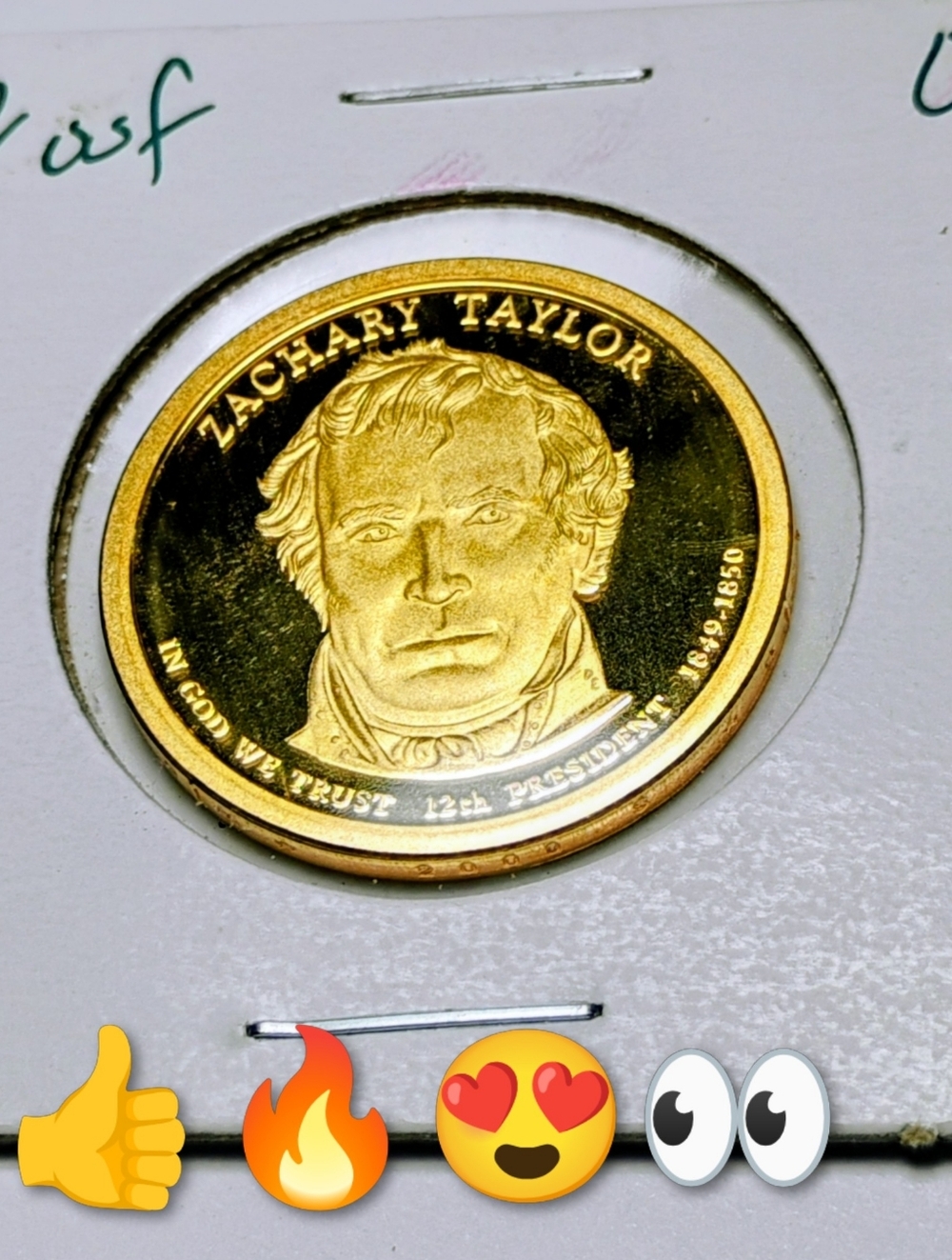Zachary Taylor Presidential $1 Proof Coin